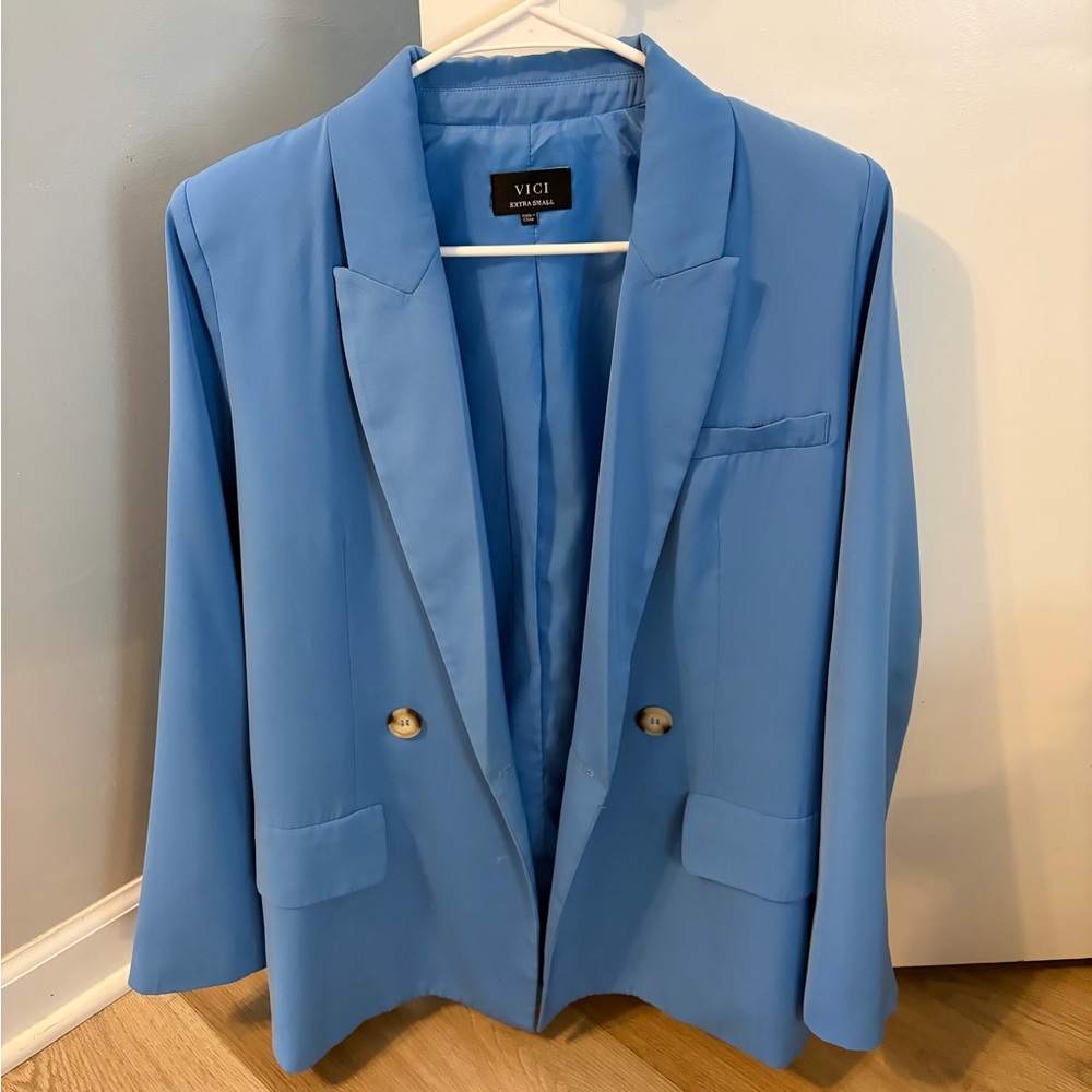Vici Blue Blazer - XS, oversized fit